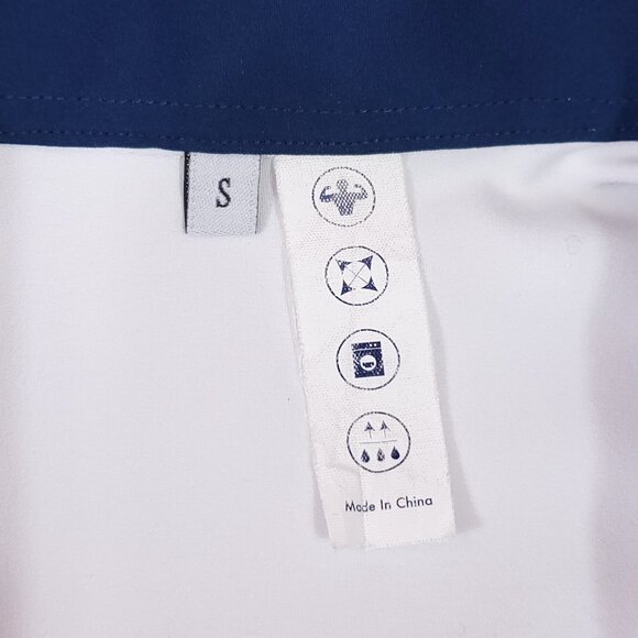 State & Liberty Shirt Small The Springer Limited Edition White with Navy Accents - Picture 11 of 14